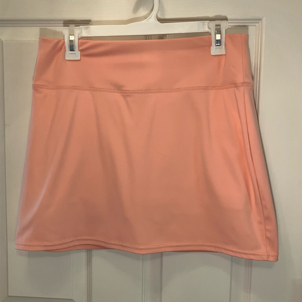 Peach athletic Skort, Pockets, Size M,